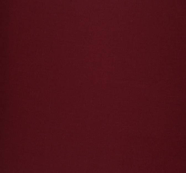 Solid Burgundy Fabric 65/35 Poly Cotton, 58/60" Wide Lightweight Woven Apparel & Craft 1 Yard