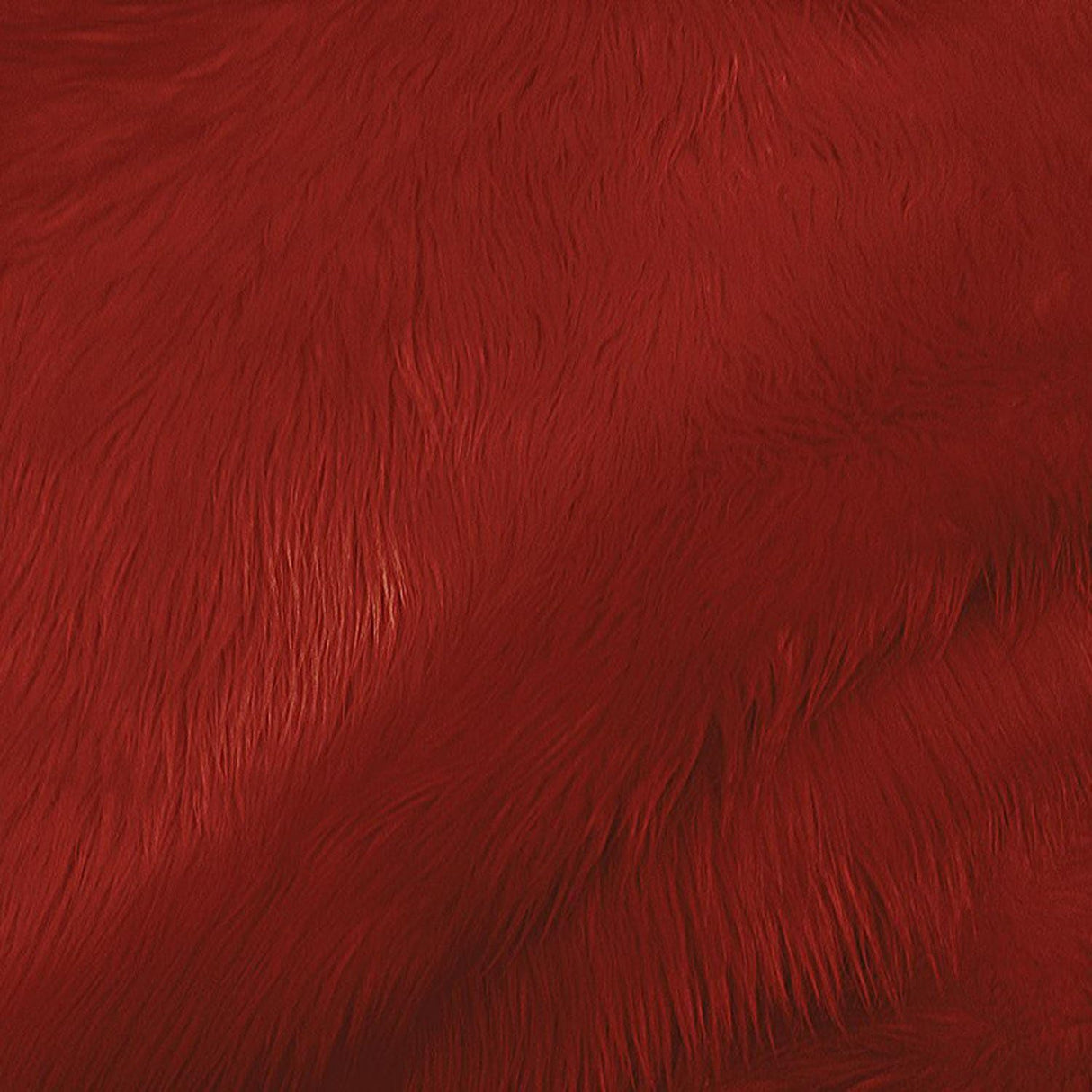 Burgundy Faux Fur Fabric 1 Yard Luxury Shaggy Soft Decorative Craft Upholstery Home Décor