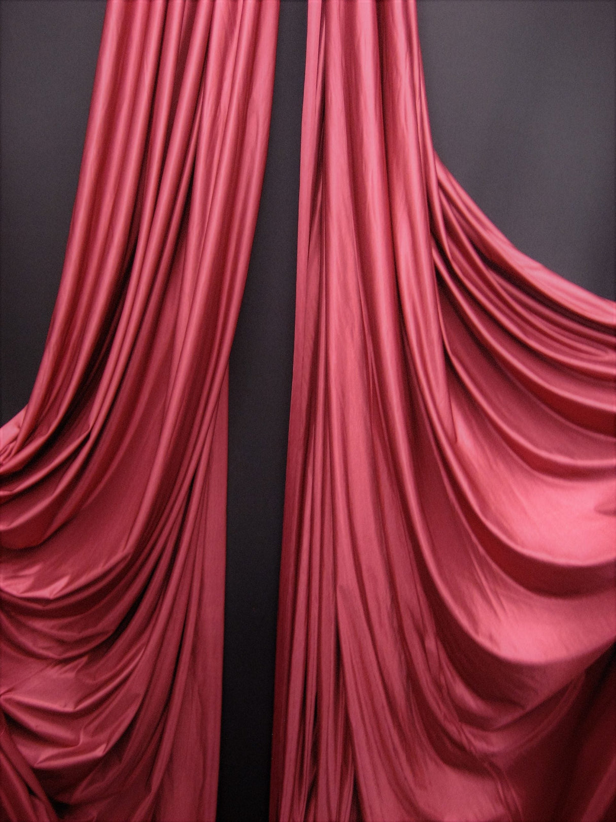 1 Yard Burgundy Tricot Polyester Fabric Low Stretch Denier For Crafts Silks Hammocks 108/120 Inch Wide