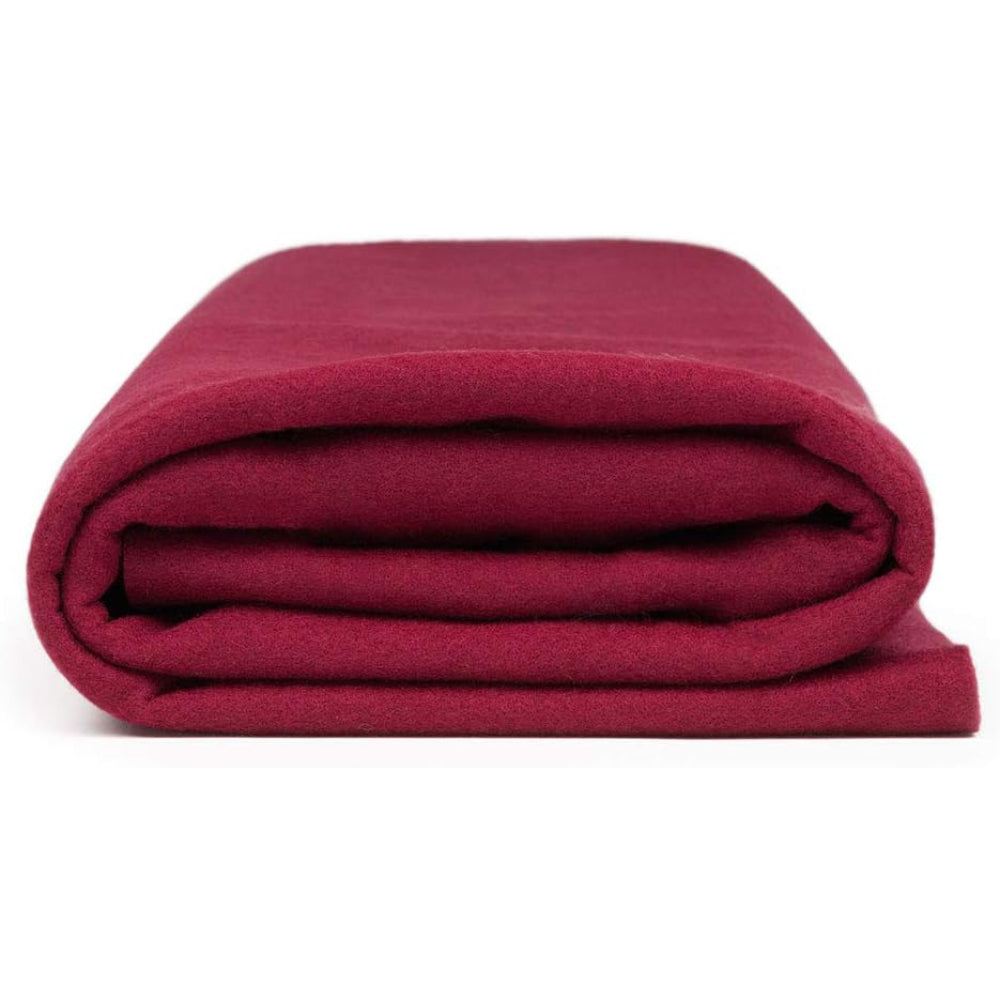 Burgundy Acrylic Felt Fabric Soft Durable 1.6mm Thick Craft DIY Arts Crafts Decorations Sewing 1 Yard