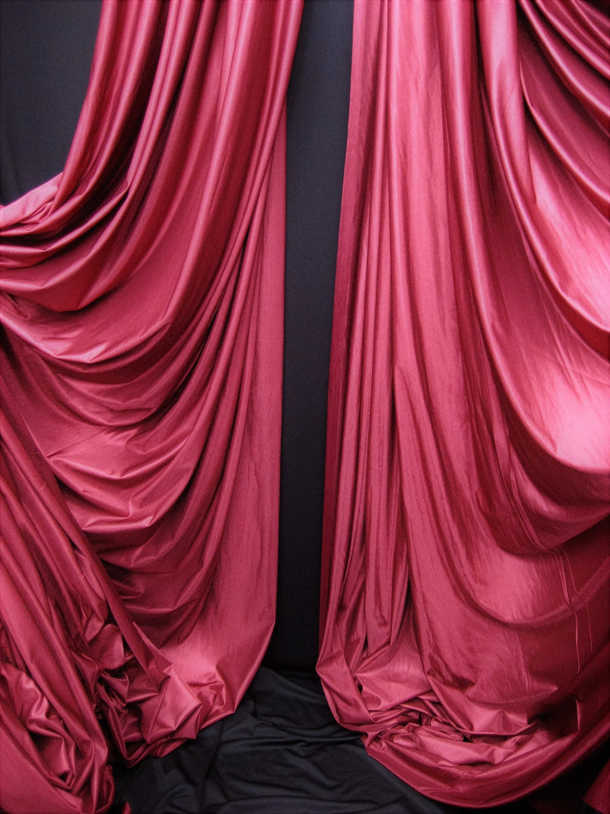 1 Yard Burgundy Tricot Polyester Fabric Low Stretch Denier For Crafts Silks Hammocks 108/120 Inch Wide