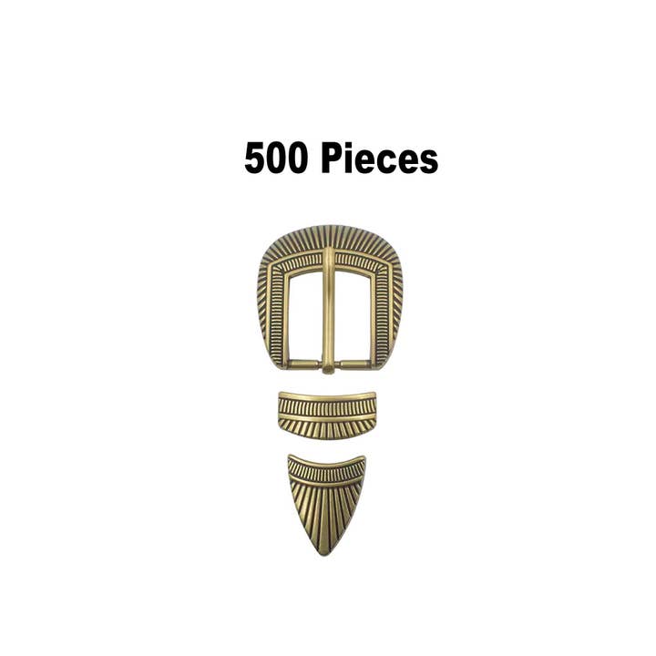 26mm Zinc Alloy 3-Piece Pin Belt Buckle Set for Men