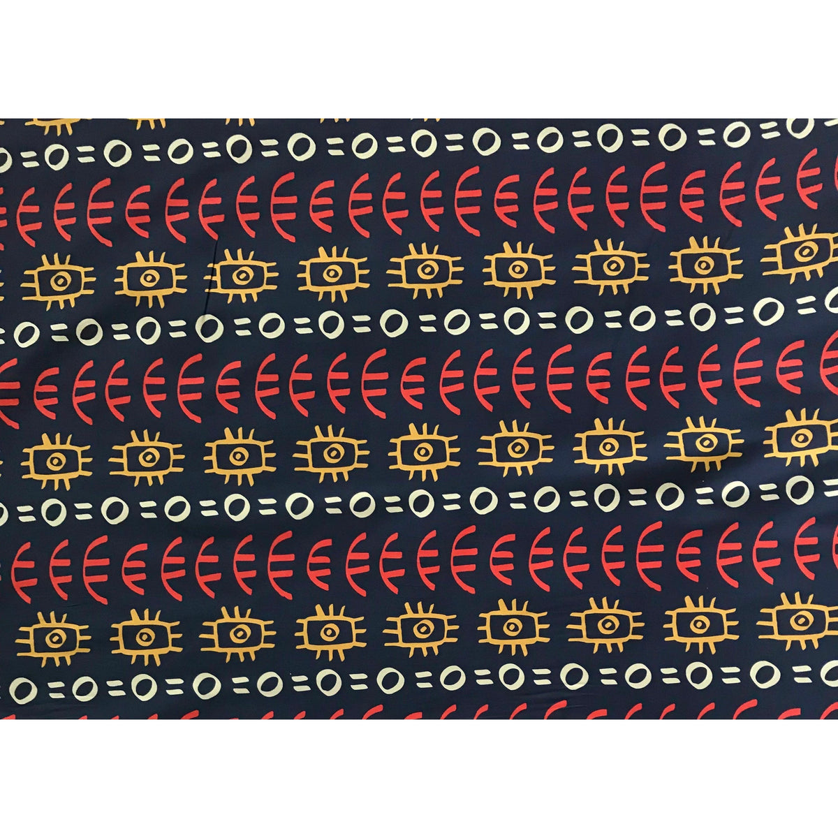 2 Yard African Print Stretch Cotton Satin Fabric Soft Lightweight 58 Inch Width