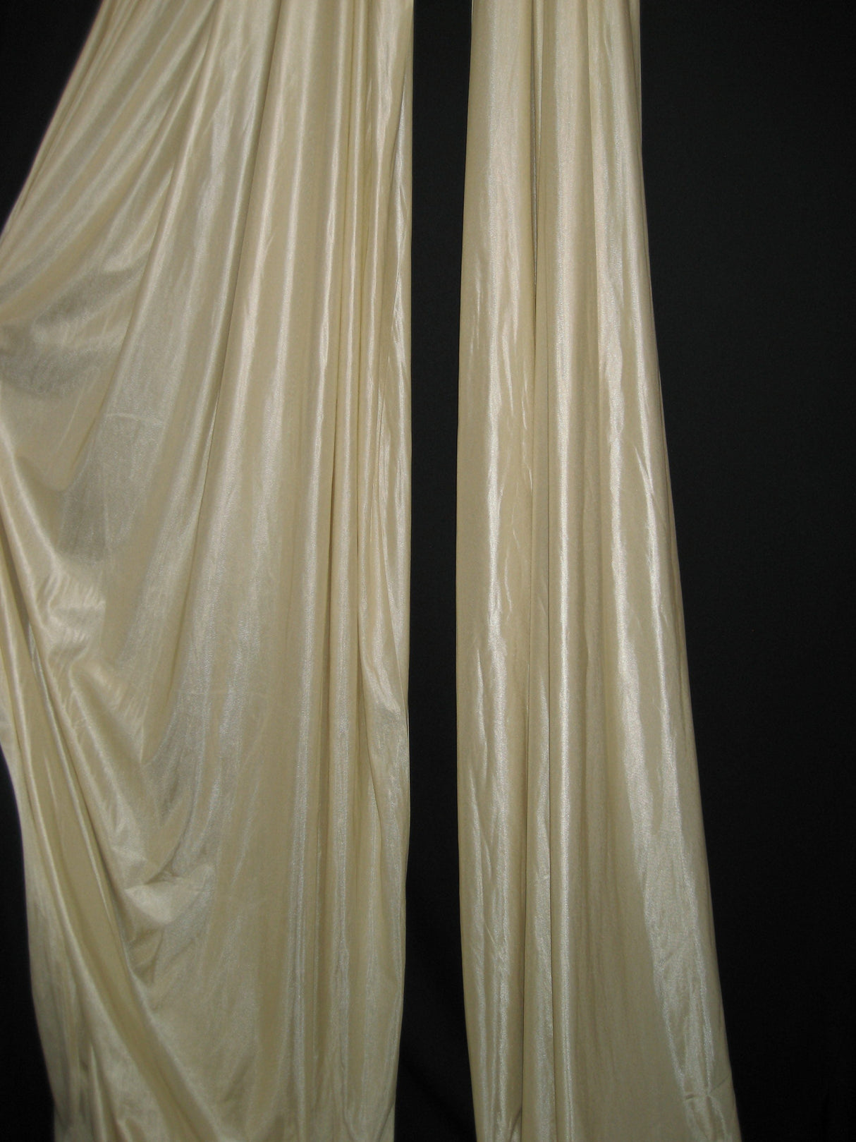 1 Yard Champagne Low Stretch Polyester Fabric For Aerial Silks Yoga Hammocks Heavy Duty Craft 108/120 Inches Wide