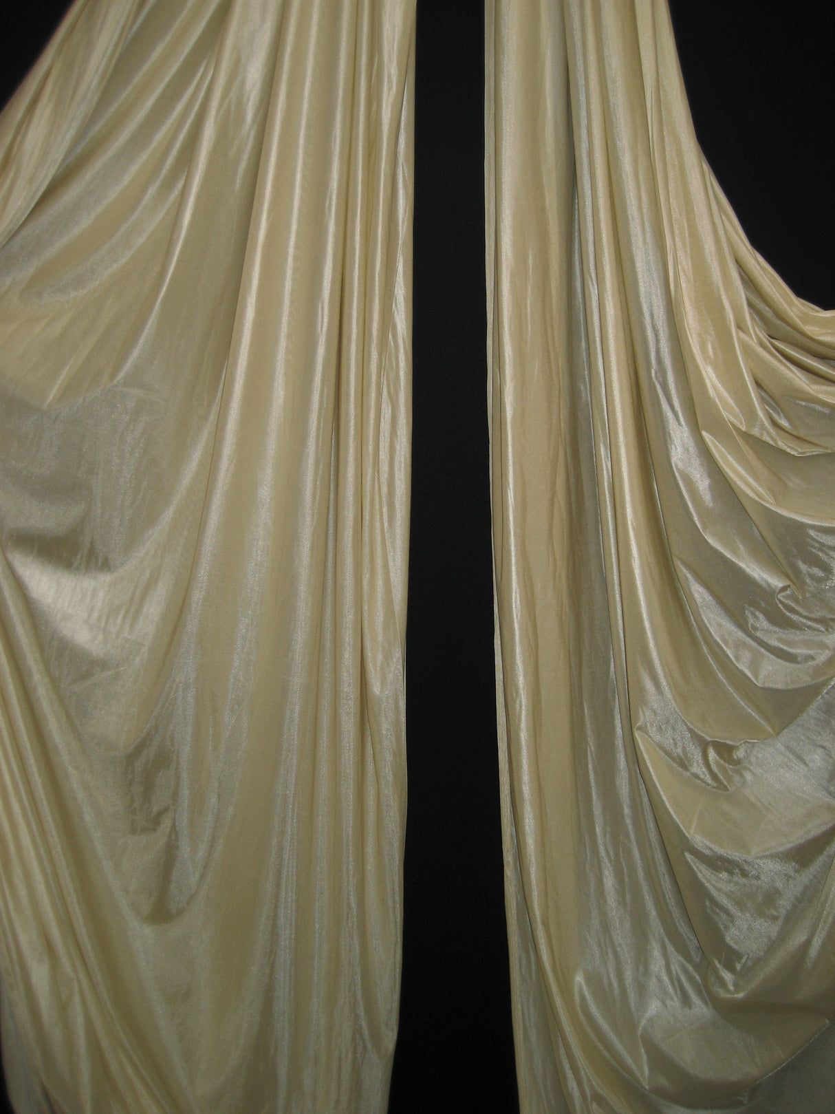 1 Yard Champagne Low Stretch Polyester Fabric For Aerial Silks Yoga Hammocks Heavy Duty Craft 108/120 Inches Wide