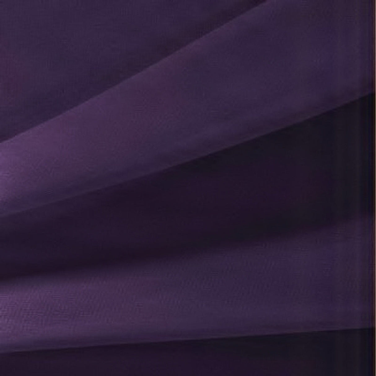 1 Yard Purple Gem Chiffon Fabric 58/60" Wide Lightweight Sheer Polyester for Apparel & DIY Décor
