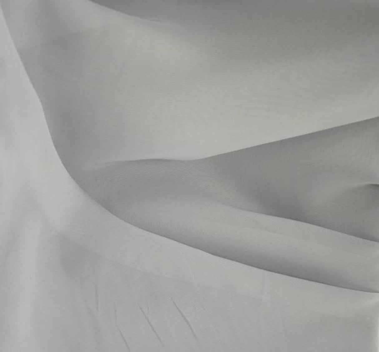 1 Yard Washed Black Chiffon Fabric 58/60" Wide Lightweight Sheer Polyester for Apparel & Crafts