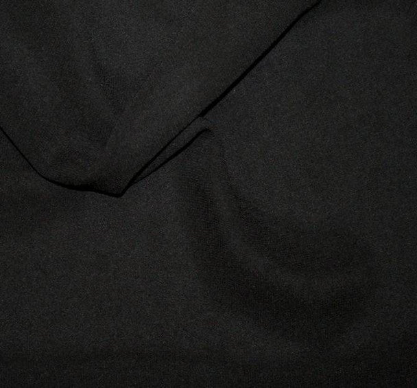 Black Washed 1 Yard Chiffon Fabric Sheer Lightweight Polyester 58/60” Wide for Apparel, Crafts & Decor