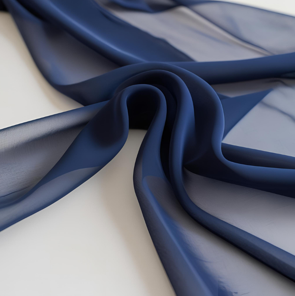 1 Yard Flowing Chiffon Fabric by the Yard for Apparel & Elegant Draping 58/60" Width