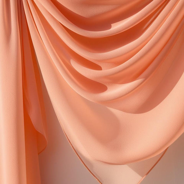1 Yard Flowing Chiffon Fabric by the Yard for Apparel & Elegant Draping 58/60" Width