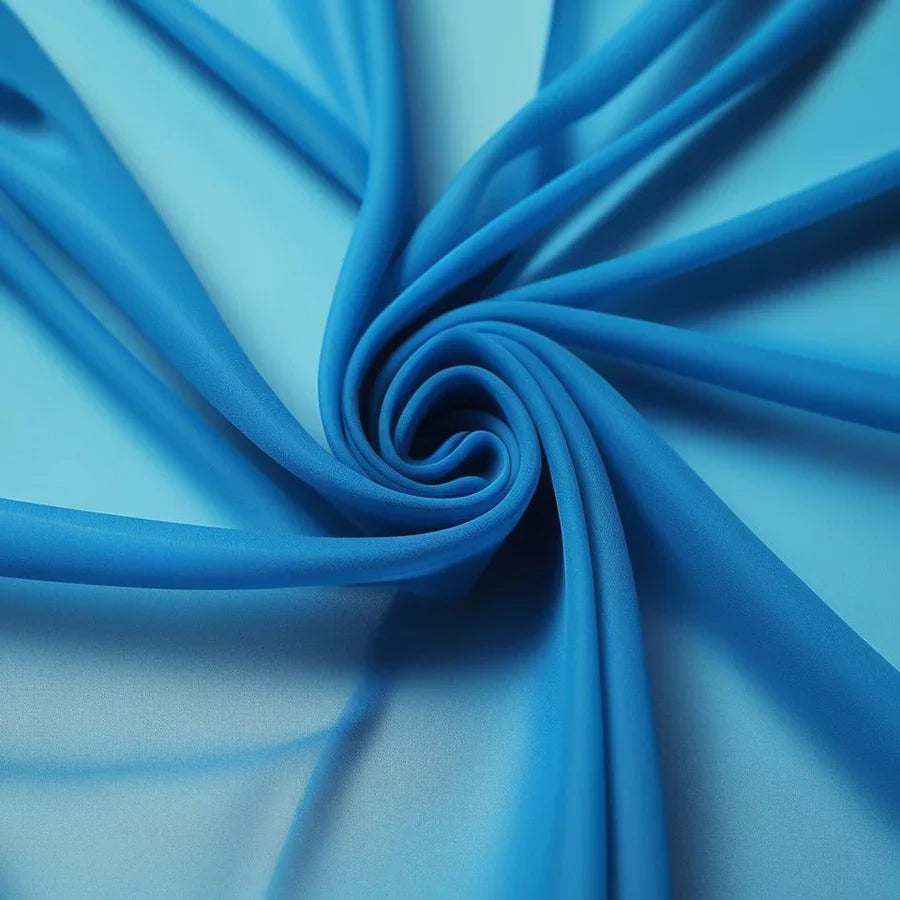 1 Yard Lightweight Chiffon Fabric by the Yard for Elegant Draping & Apparel 58/60" Width