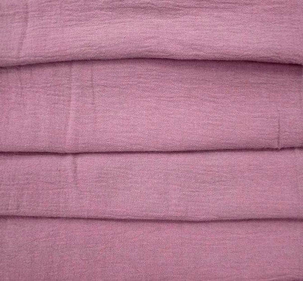 1 Yard Cotton Gauze Lilac Fabric, 48/50" Wide 100% Cotton