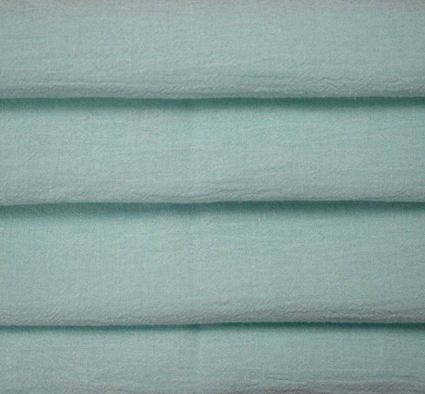 1 Yard Cotton Gauze Lt Blue Fabric, 48/50" Wide 100% Cotton