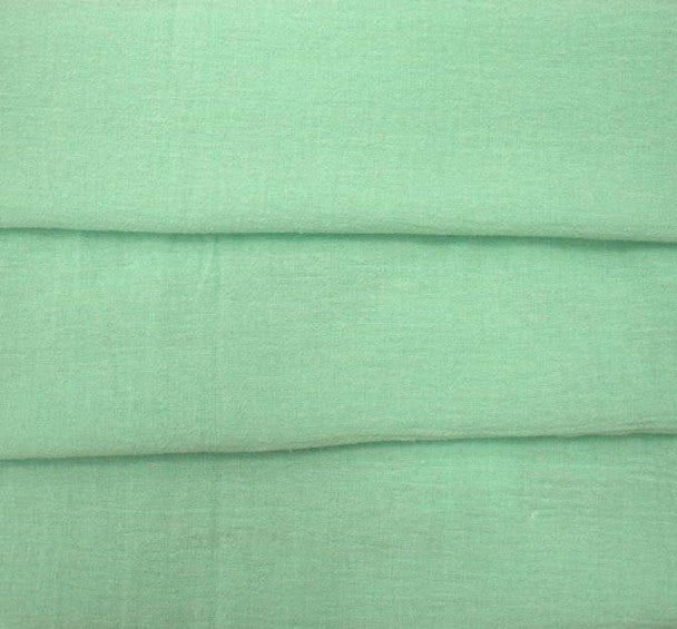 1 Yard Cotton Gauze Mint Fabric, 48/50" Wide 100% Cotton