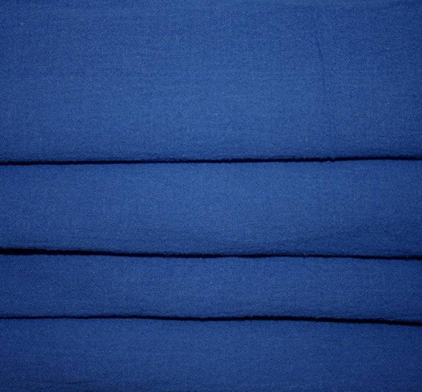 1 Yard Cotton Gauze Royal Fabric, 48/50" Wide 100% Cotton