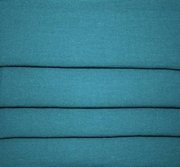 1 Yard Cotton Gauze Teal Fabric, 48/50" Wide 100% Cotton