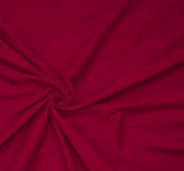 1 Yard Cotton Gauze Wine Fabric, 48/50" Wide 100% Cotton