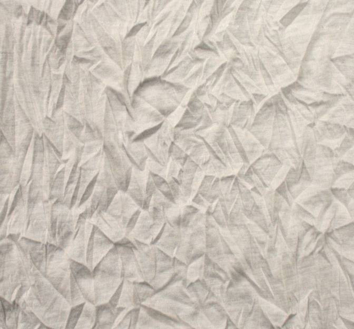 1 Yard Crushed Jersey White Fabric 58/60 Inches Wide 60 Percent Polyester