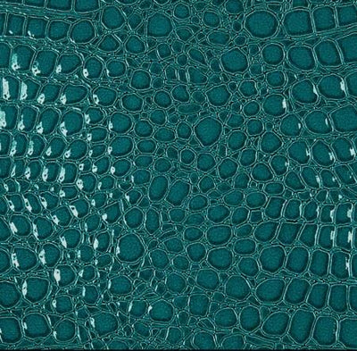 1 Yard Faux Crocodile Vinyl Fabric 100% Polyester