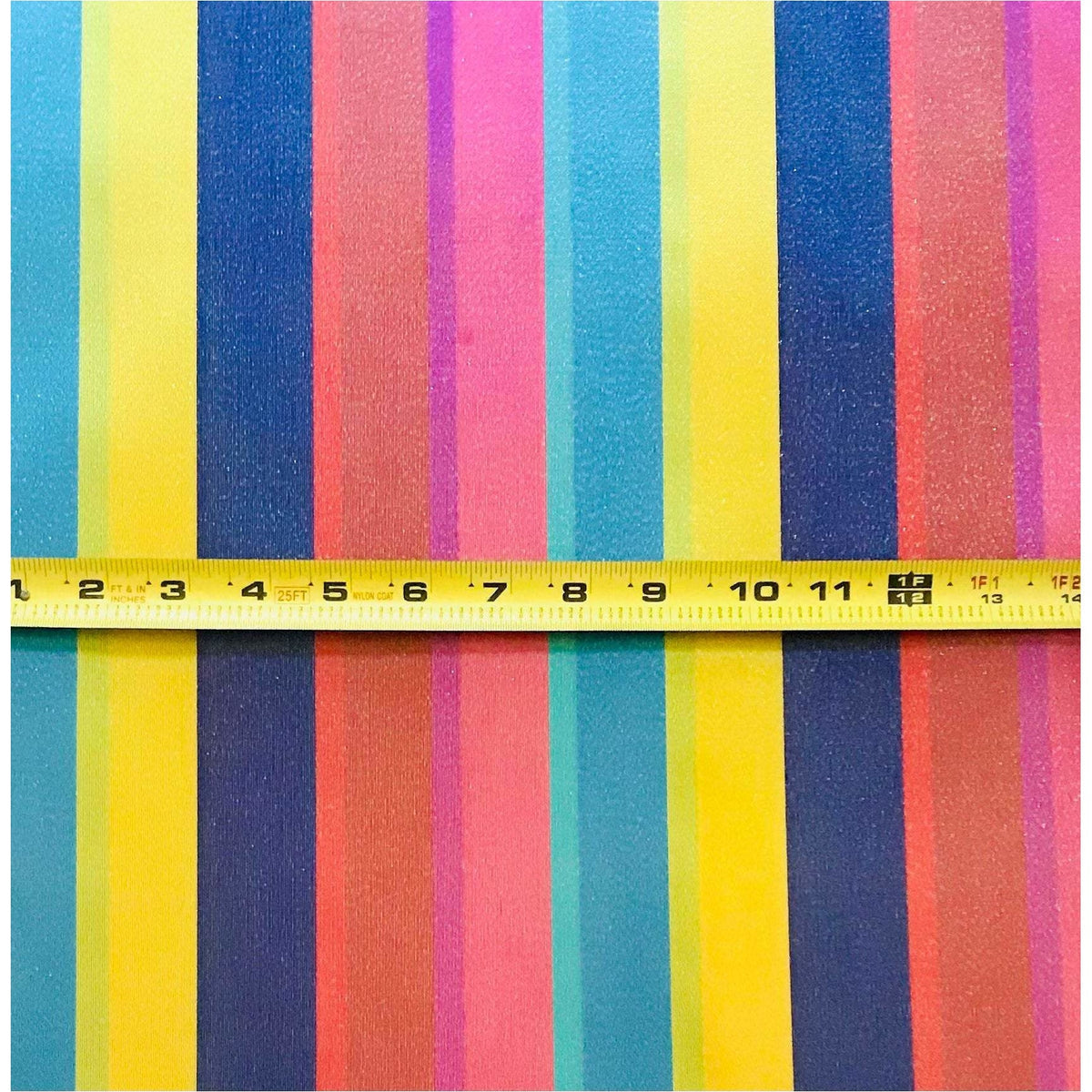 2 Yard Vibrant African Damask Metallic Jacquard Fabric 19 Inch Width