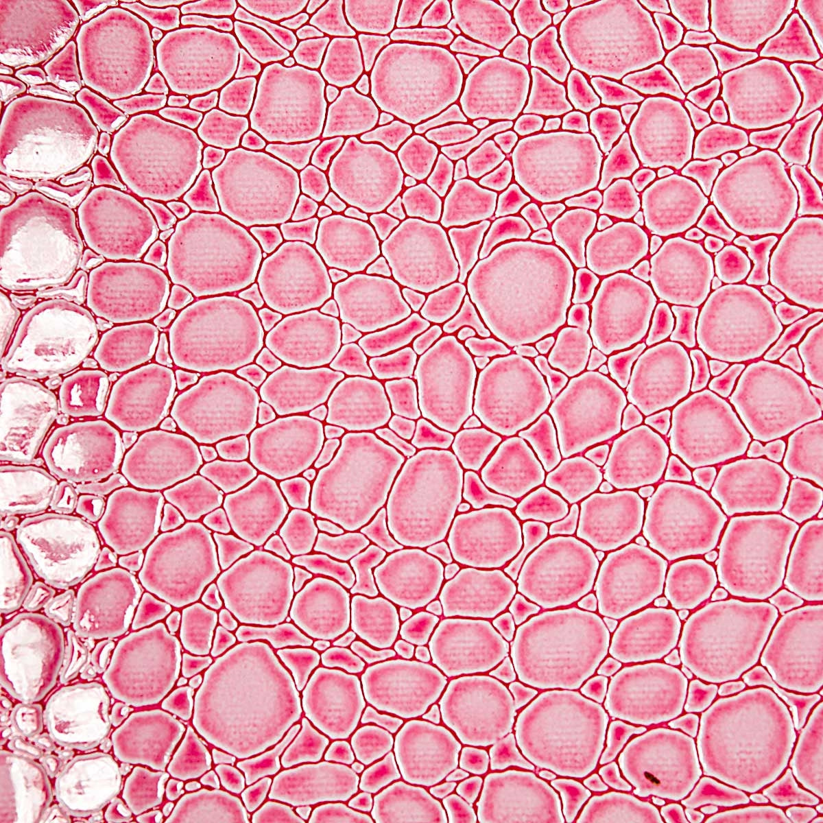 1 Yard Faux Crocodile Vinyl Fabric 100% Polyester