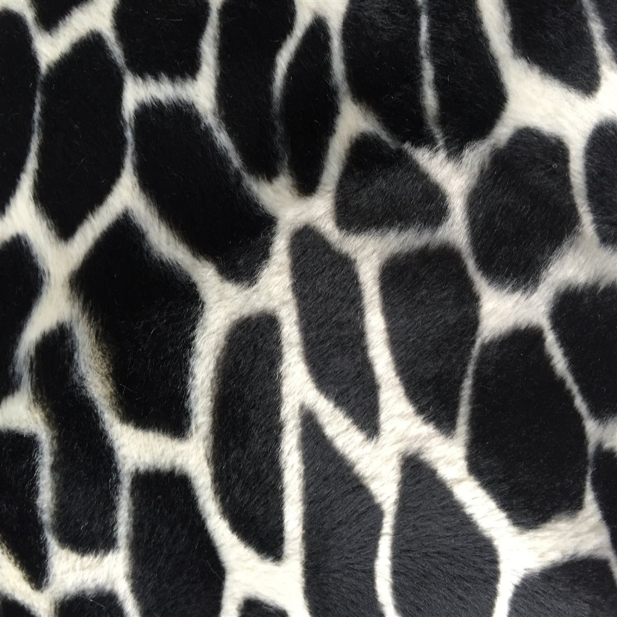 1 Yard Giraffe Velboa Faux Fur Fabric 100% Polyester