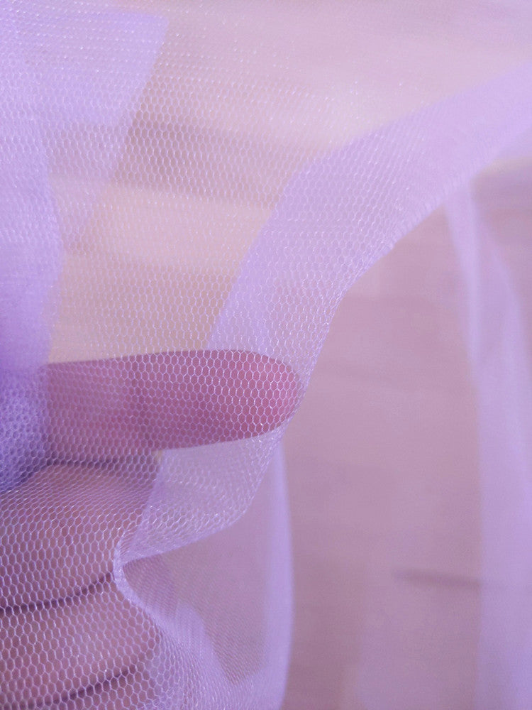 Crystal Tulle Mesh Polyester Fabric - Multiple Colors, Sheer Mesh, 58-59" Width (1 Yard)