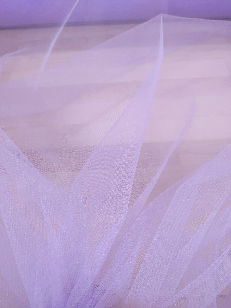 Crystal Tulle Mesh Polyester Tulle Fabric - Multiple Colors, Sheer Mesh, 58/59" Width (1 Yard)