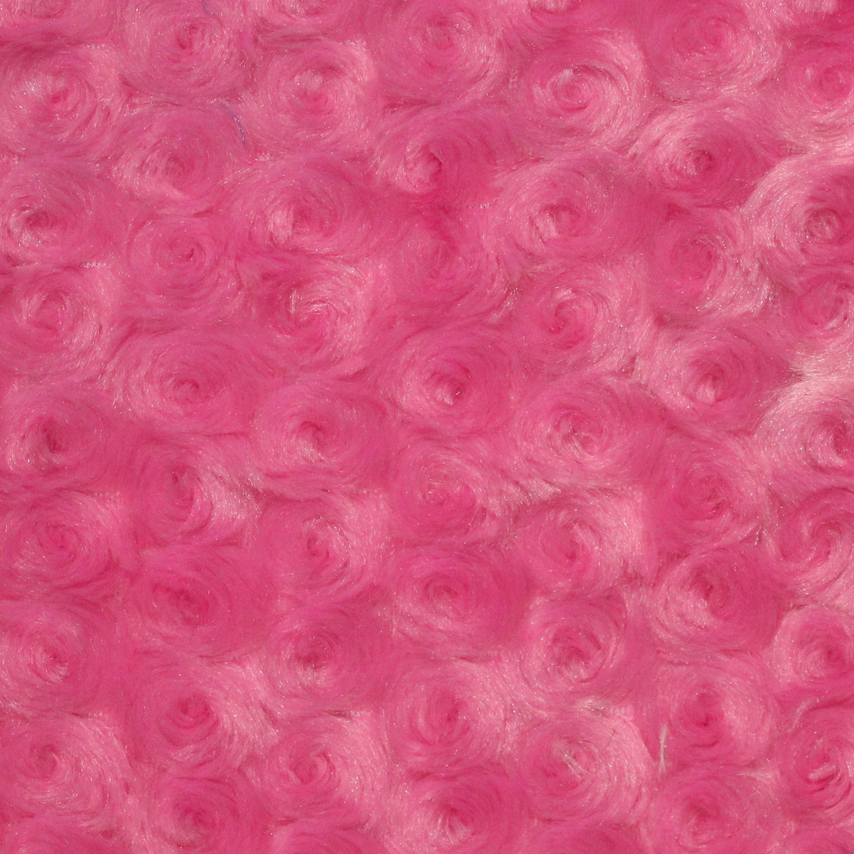 1 Yard Fuchsia Minky Rosebud Fabric 58/60" Width Rose Swirl Embossed