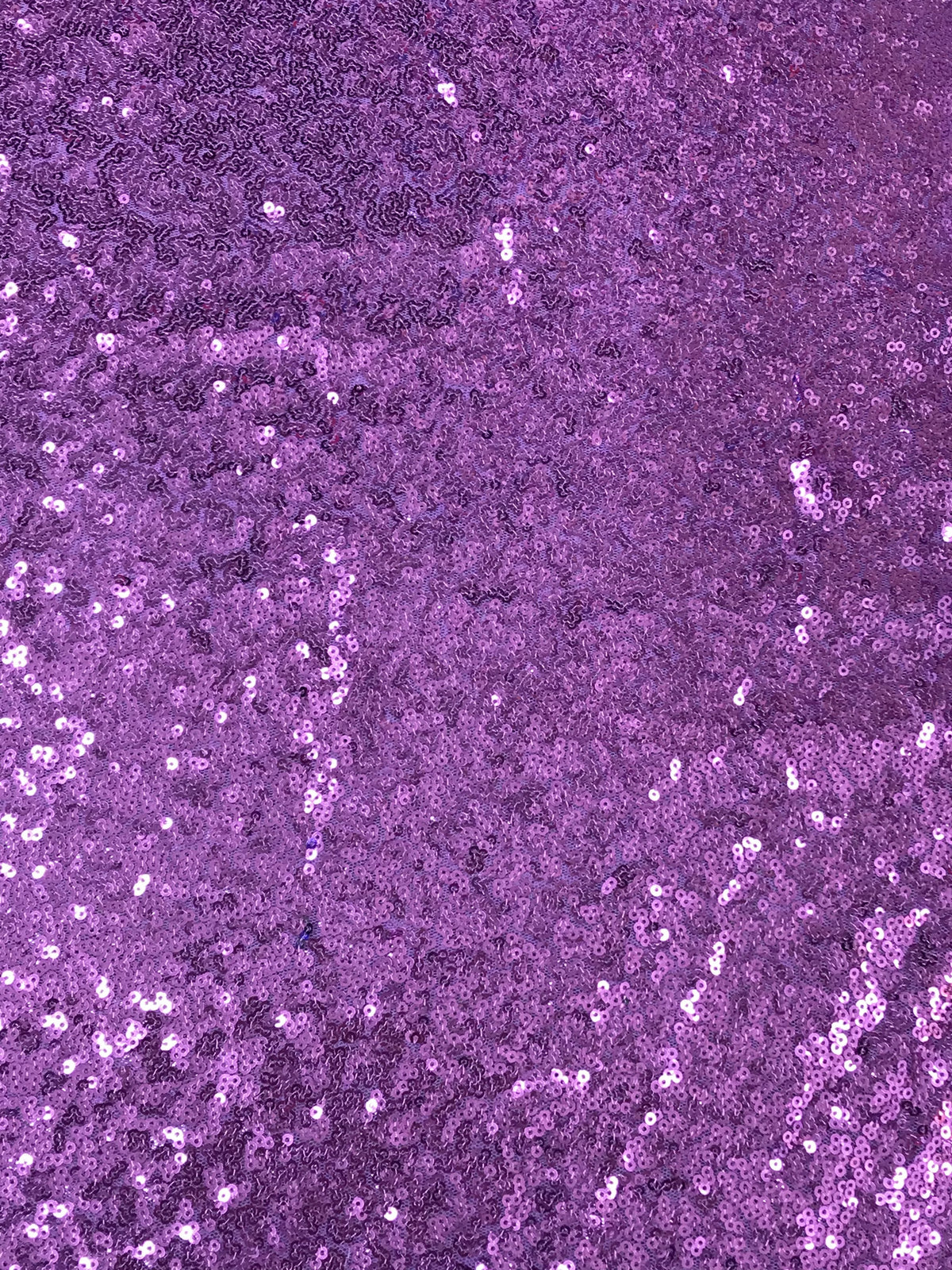Lilac Glitz Sequins Polyester Fabric - Lilac, Mini Metallic Disc Sequins, 52/54" Width