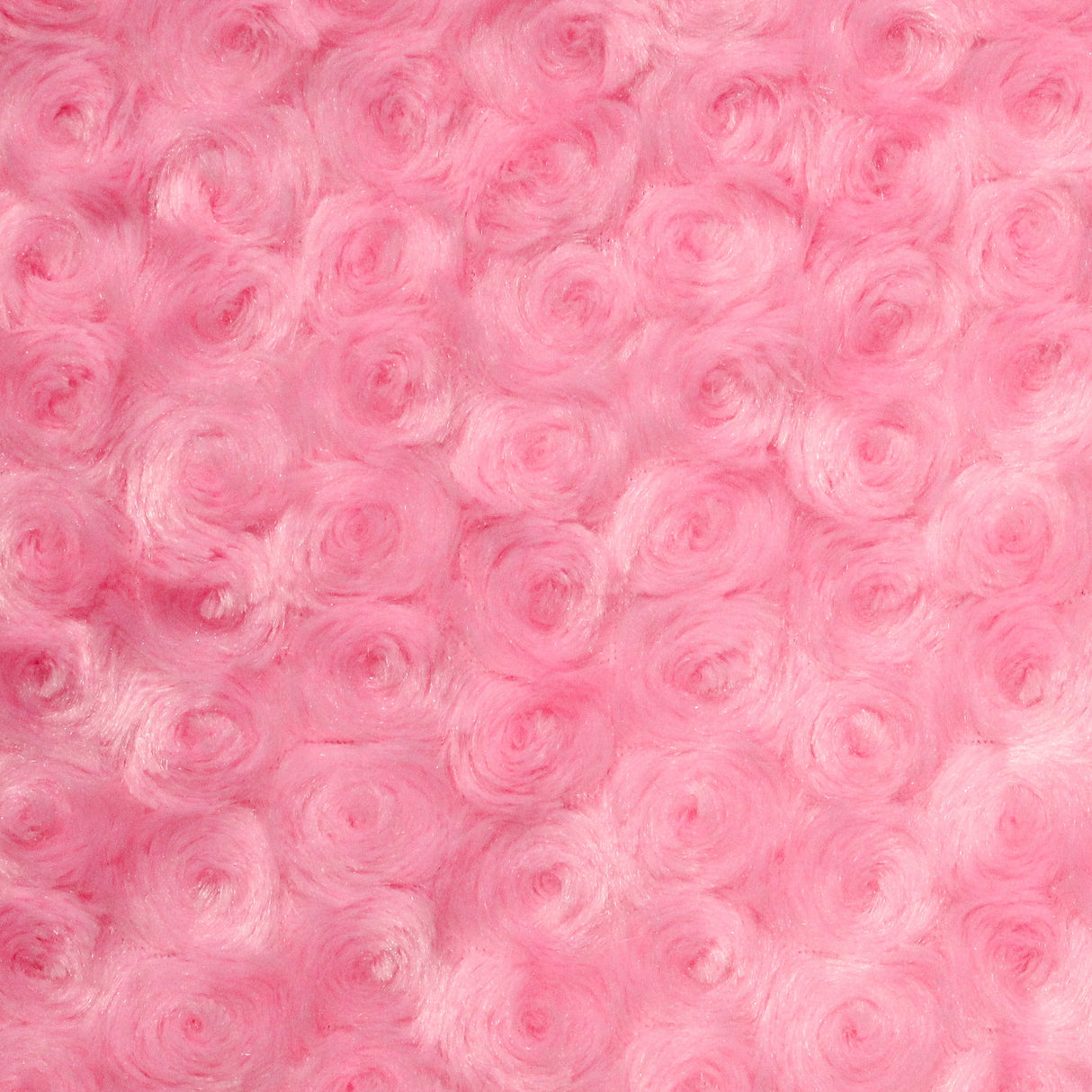 1 Yard Hot Pink Minky Rosebud Fabric 58/60" Width Rose Swirl Embossed