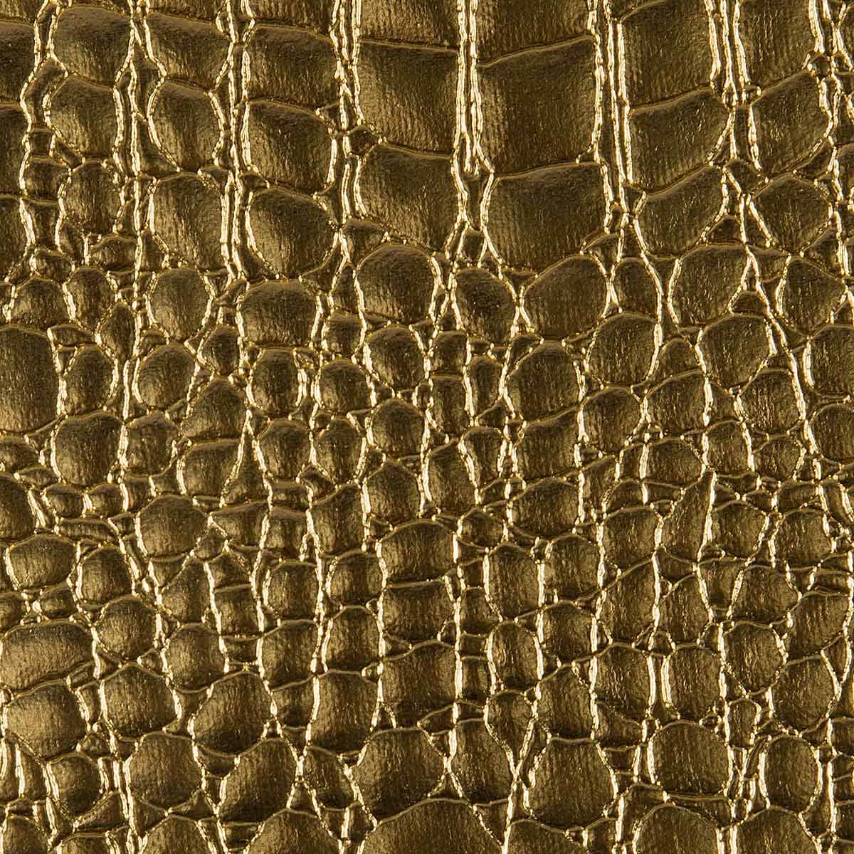 1 Yard Faux Crocodile Vinyl Fabric 100% Polyester