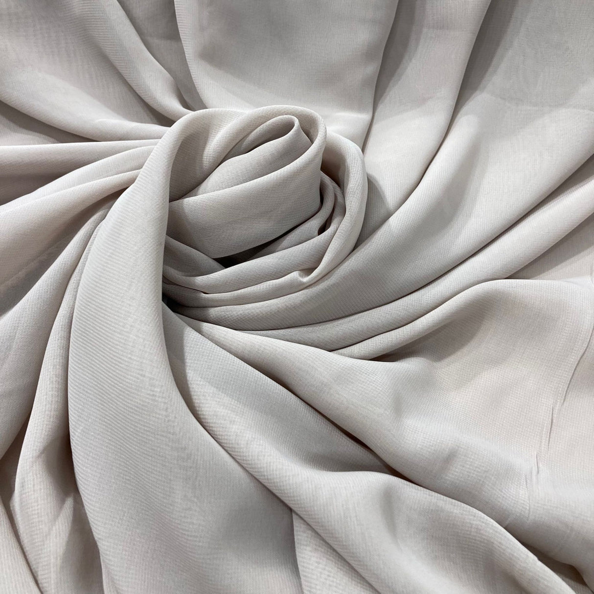 1 Yard Lightweight Sheer Chiffon Fabric Rose Powder, 60" Wide, Ideal for Bridal & Formal Dresses