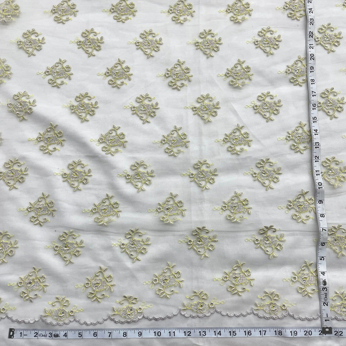 1 Yard Black Lilac Beaded Lace Fabric Embroidered on Polyester Net Mesh Elegant 52 Inch Width