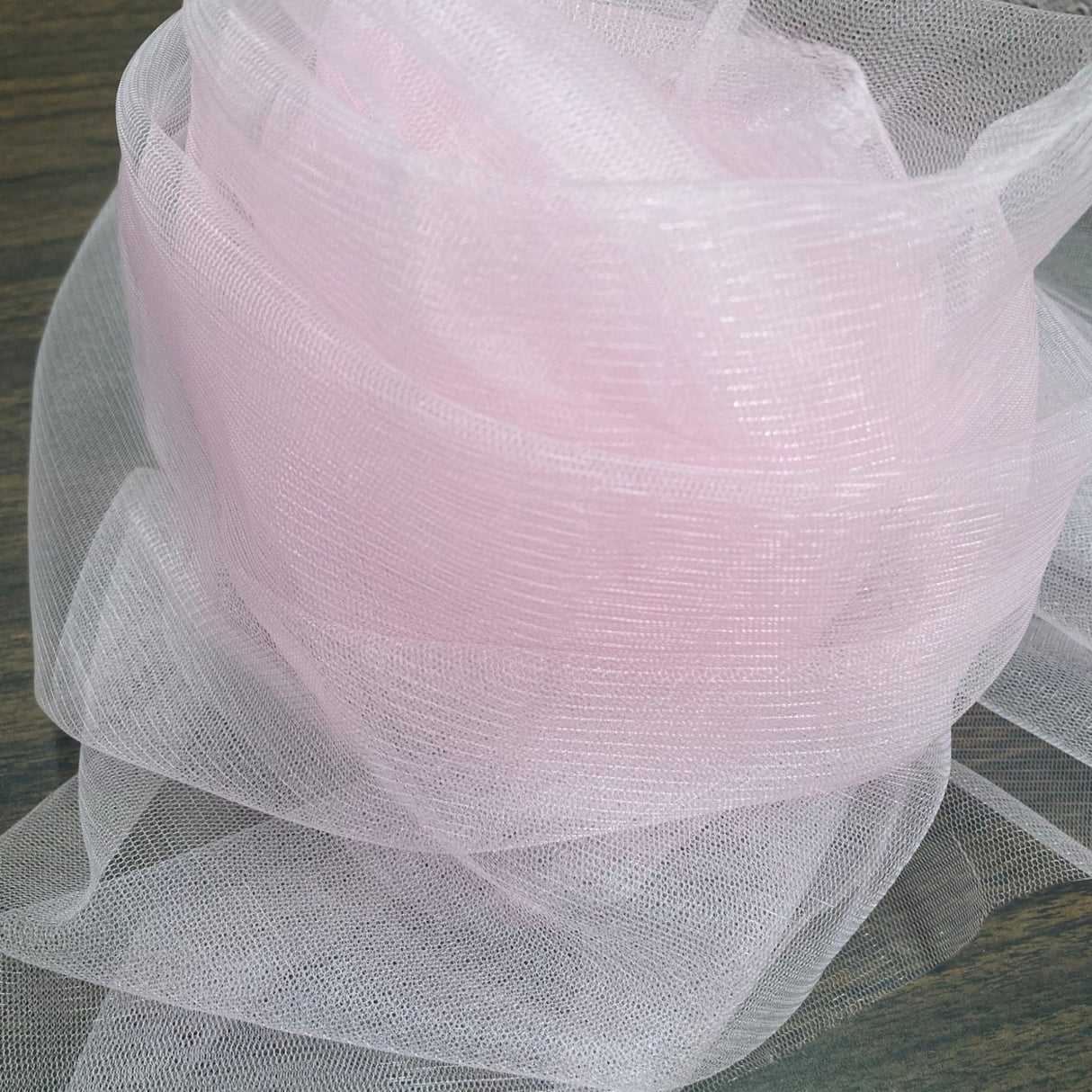 1 Yard White Stretch Nylon Net Mesh Fabric Lightweight Soft Durable Material 60 Inch Width