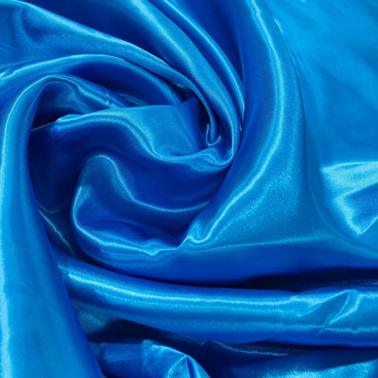 1 Yard Aqua Blue Charmeuse Medium Satin Lining Fabric 60 Inch Width