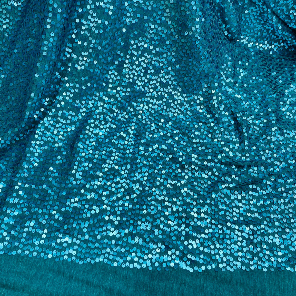 1 Yard Wine Sequined Fabric Embroidered on Stretch Polyester Jersey Net Mesh 60 Inch Width