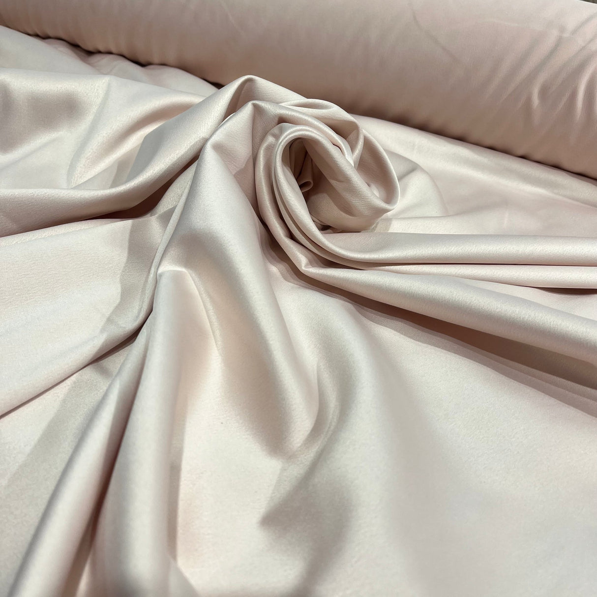 1 Yard Satin Bridal Fabric Black 60" 100 Percent Polyester