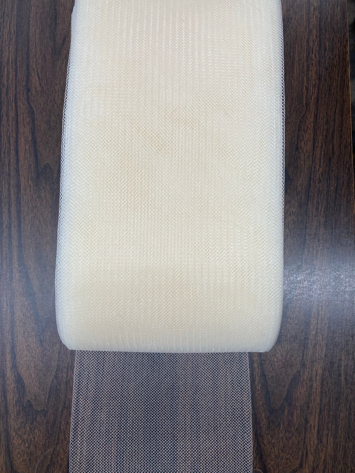 1 Yard Horsehair Crinoline Braid Stiff Nylon Trim for Bridal, Quinceañera & Costume Design 6" Wide