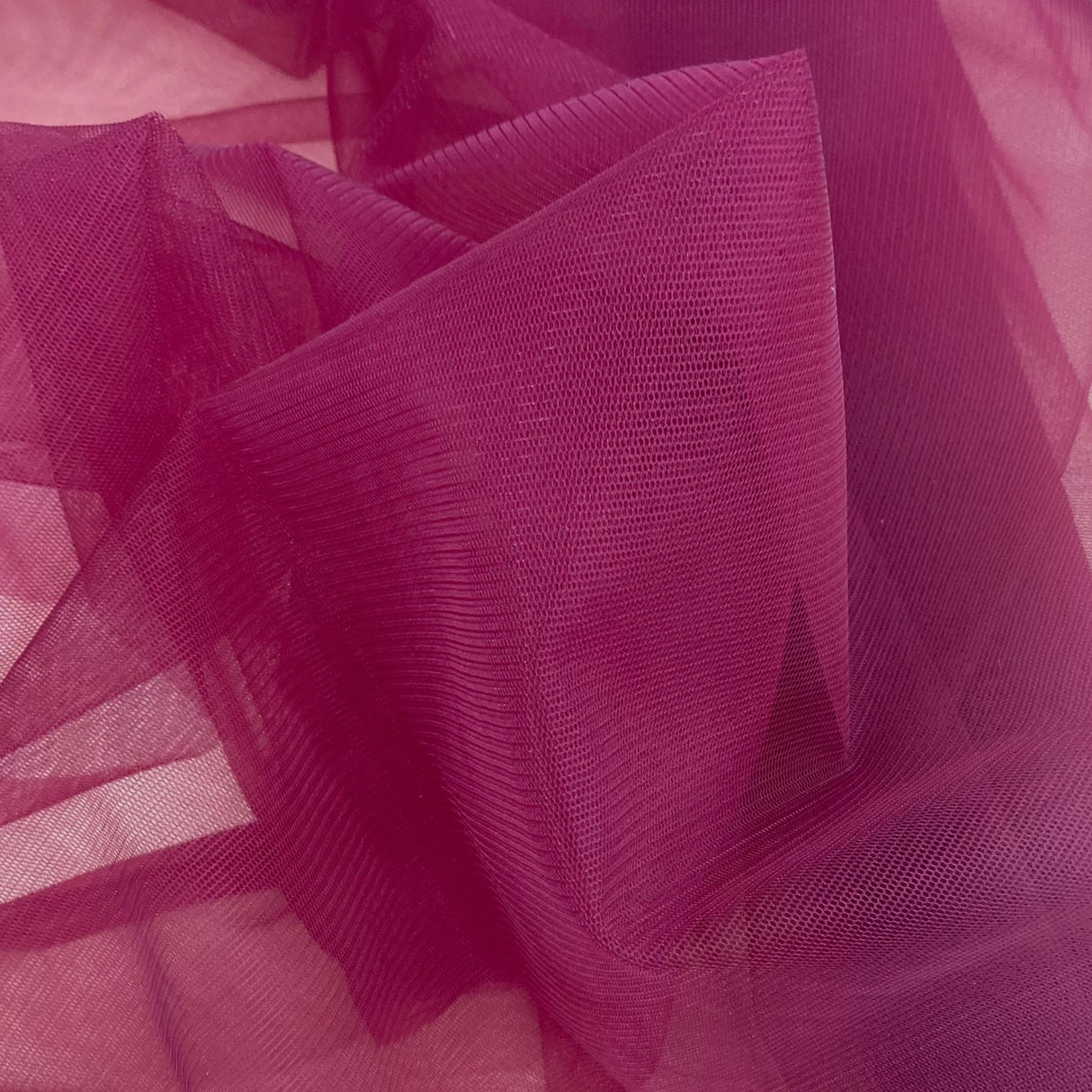 1 Yard 2 Way Stretch Nylon Net Mesh Fabric | 60" Width | Lightweight Sheer Mesh for Gowns, Dancewear & Costumes