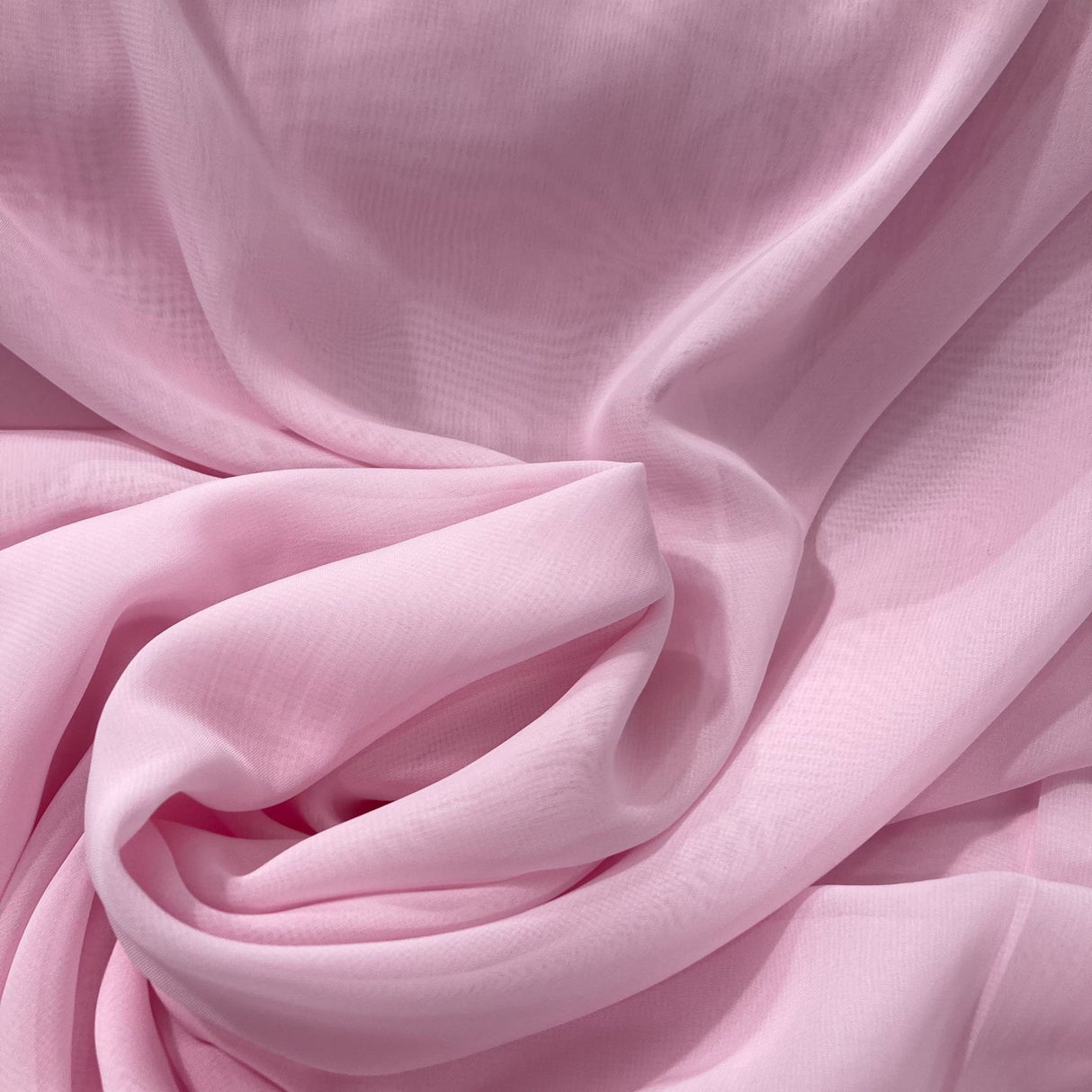 1 Yard Rose Powder Chiffon Fabric Lightweight Sheer Soft Material for Dresses Scarves and Wedding Décor 60 Inch Width