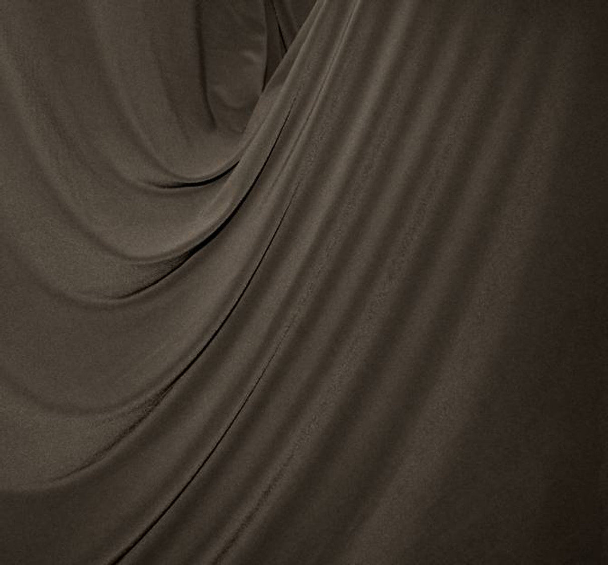 1 Yard Chocolate ITY Knit Apparel Fabric 58 Inch Width