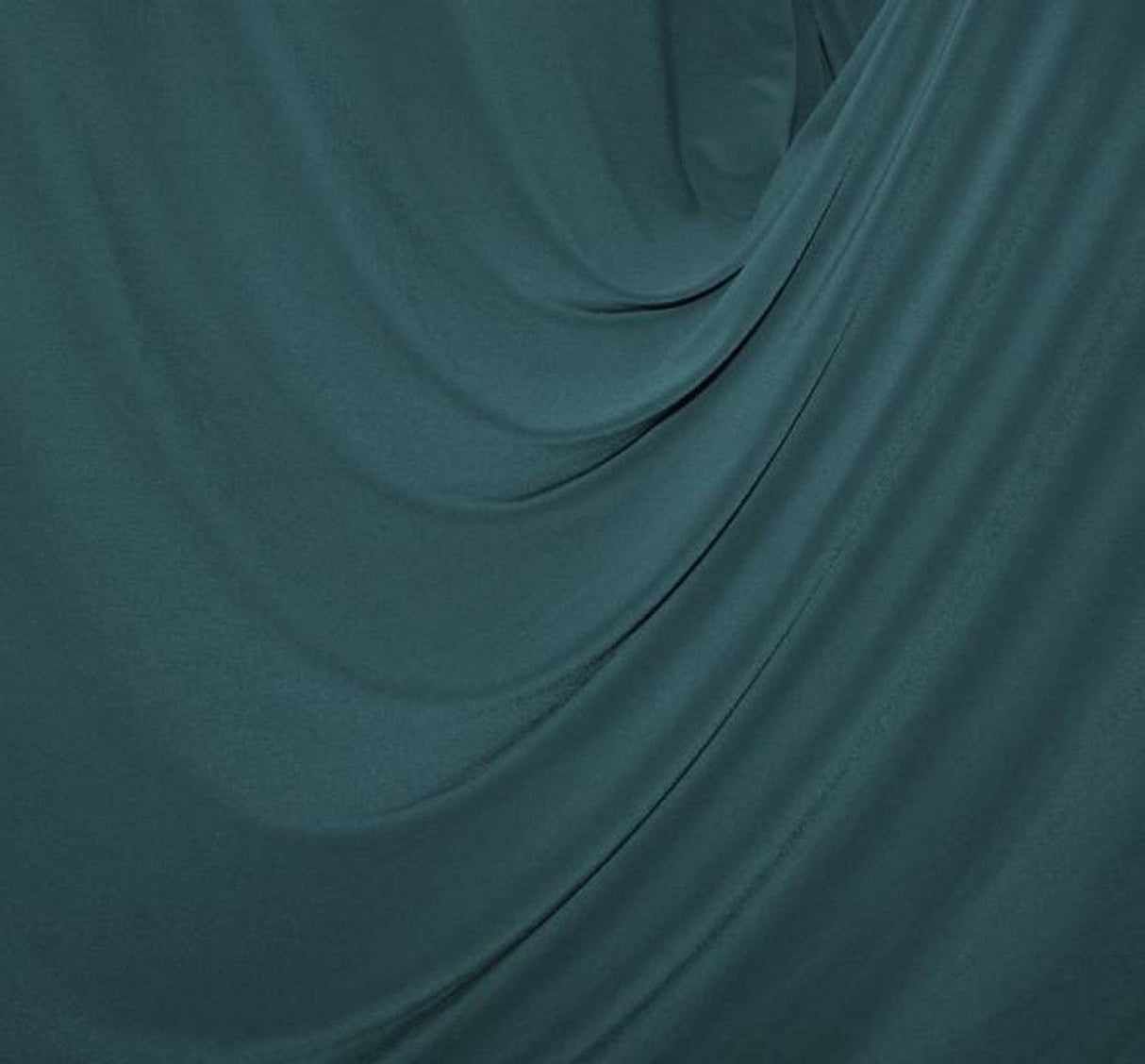 1 Yard ITY Teal Stretch Jersey Knit Apparel Fabric Lightweight 58/60 Inches Wide