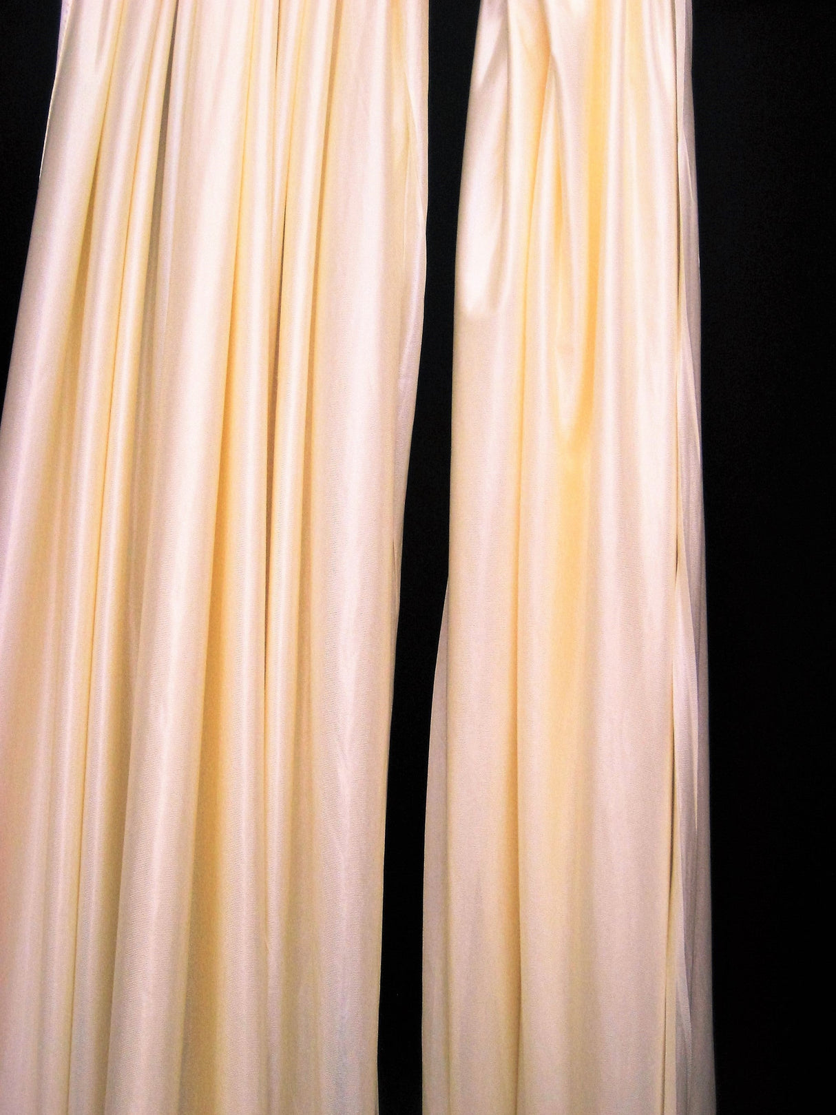 1 Yard Ivory Low Stretch Polyester Fabric For Hammocks Aerial Use Backdrops Crafts 108/120 Inch wide