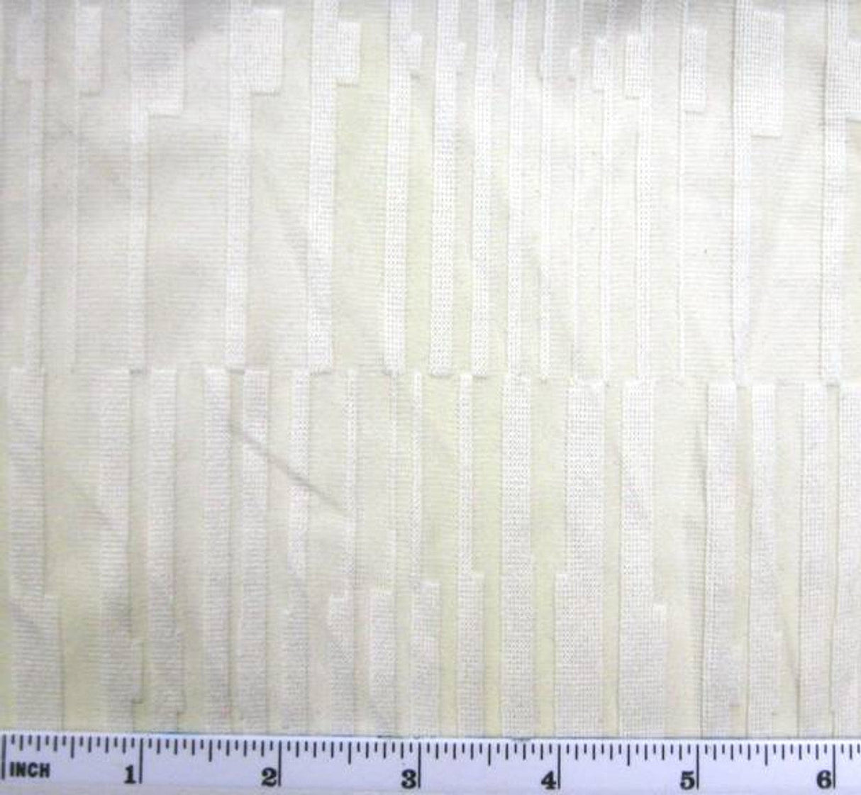 1 Yard Ivory Alex Stripe Knit Fabric for T Shirts Fitted Tops and Menswear Projects 52 54 Width