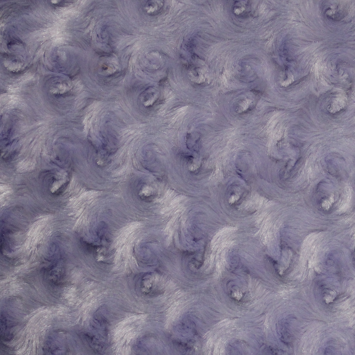 1 Yard Lavender Minky Rosebud Fabric 58/60" Width Rose Swirl Embossed