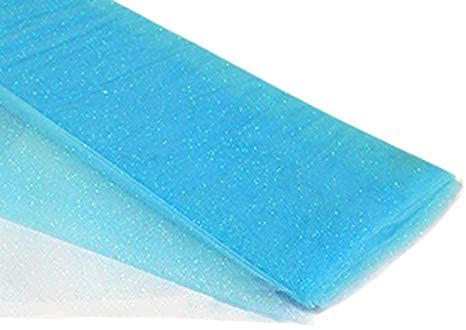 10 Yard Sparkling Glitter Tulle Fabric Bolt for Wedding Party Decoration 54 Inch Width