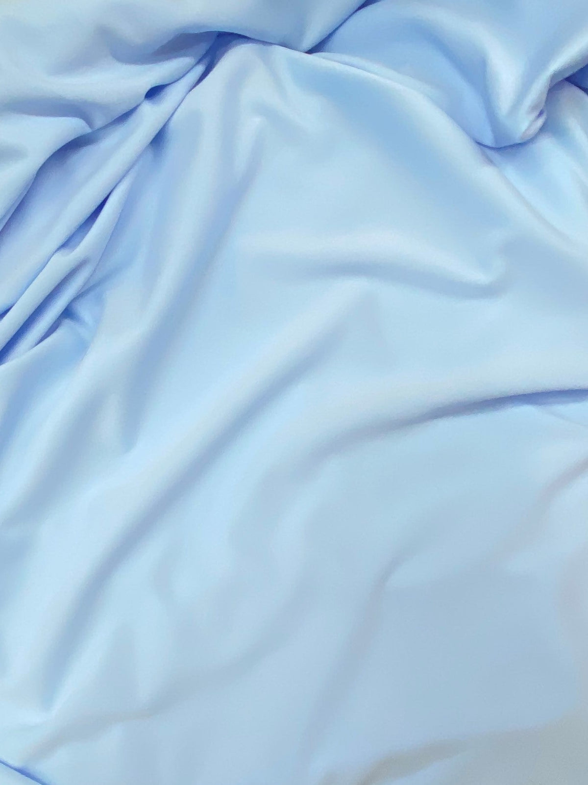 Lt. Blue Polyester Scuba Fabric - Light Blue, 59"-60" Width