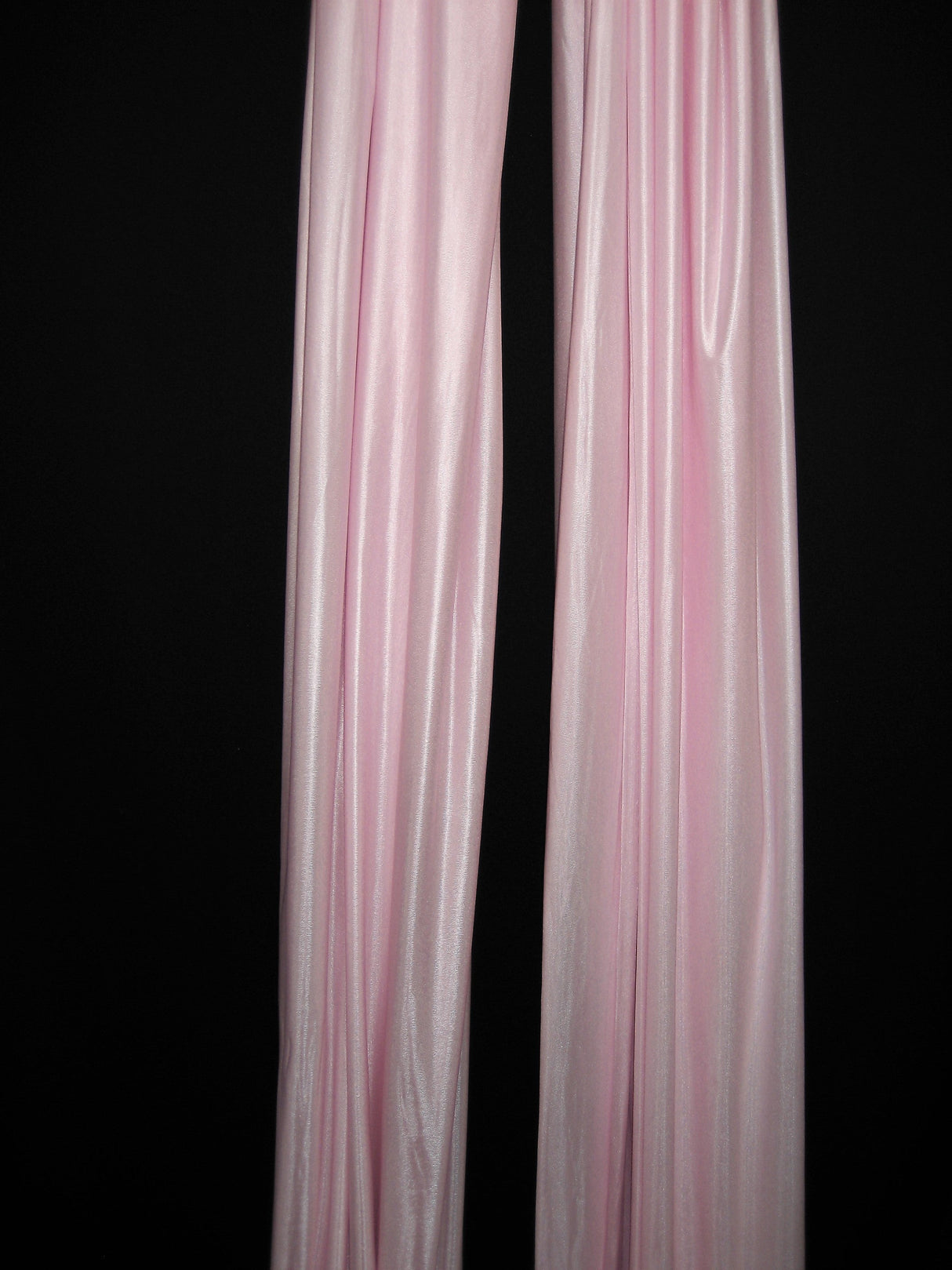 1 Yard Low Stretch Lt. Pink Tricot Polyester Fabric For Aerial Silks Hammocks Backdrops Crafts 108/120 Inch Wide