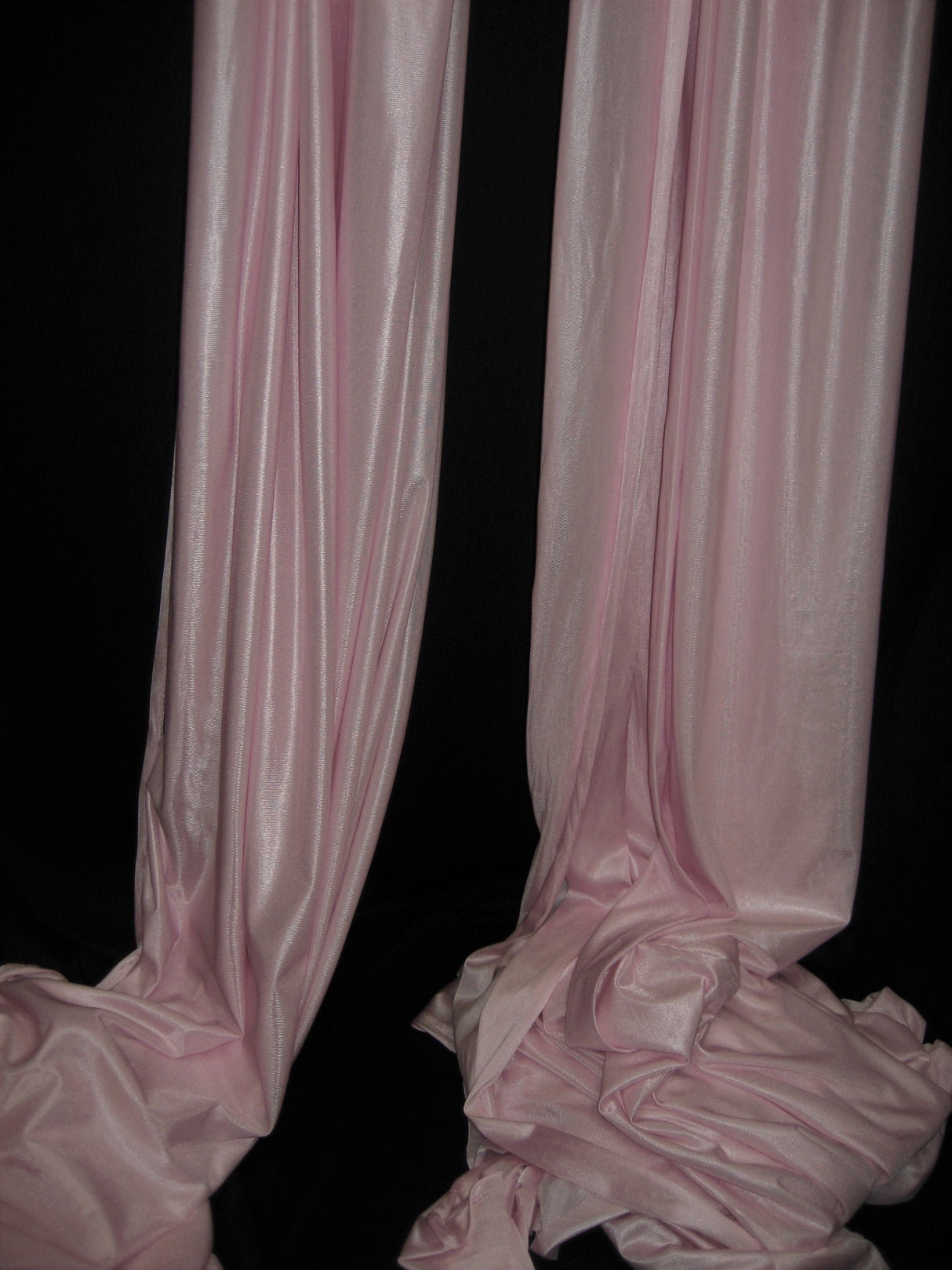 1 Yard Low Stretch Lt. Pink Tricot Polyester Fabric For Aerial Silks Hammocks Backdrops Crafts 108/120 Inch Wide